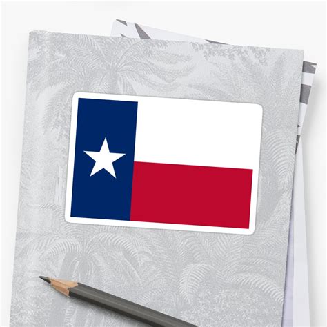 Texas Flag Stickers By States Redbubble