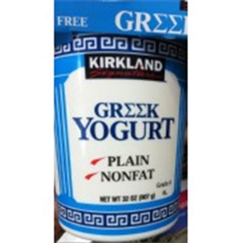 Kirkland Signature Greek Yogurt Non Fat Plain Calories Nutrition