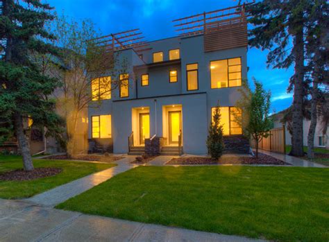 Fourplex modern 4 plex designs. 1+1+1+1= FOUR-PLEX - Contemporary - Exterior - calgary ...