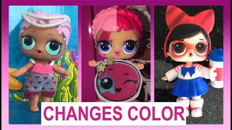 💦which Lol Surprise Dolls Color Change Series 1 2 And Glitter
