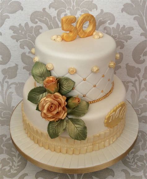 Golden Wedding Cake Golden Wedding Cake Wedding Cake Decorations