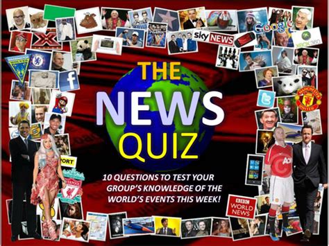 The News Quiz 9th 13th January 2012 Teaching Resources