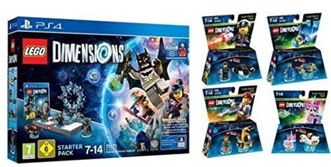 Lego Dimensions Starter Pack For Ps4 Playstation 4 With Exclusive Supergirl Figure Plus Lego