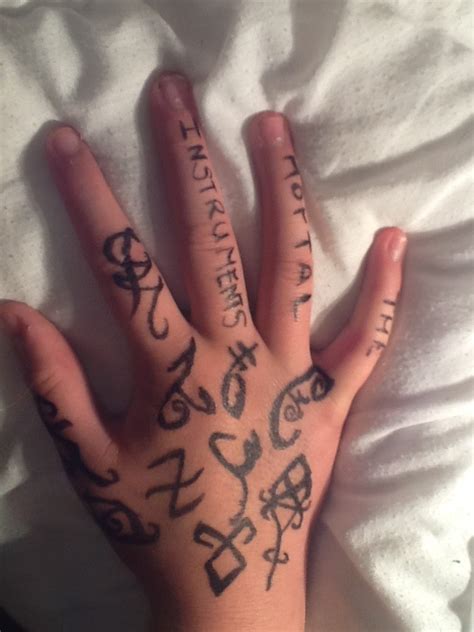 Mystical symbols with deep meanings is a great choice for a tattoo. Shadowhunter rune Tattoos