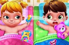 baby games game care play kids fun babysitter twins babies dress