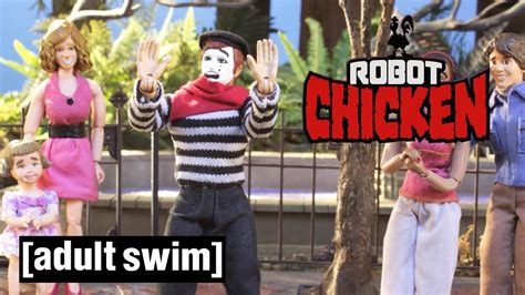 Robot Chicken Talented Mime Adult Swim Uk 🇬🇧 Youtube