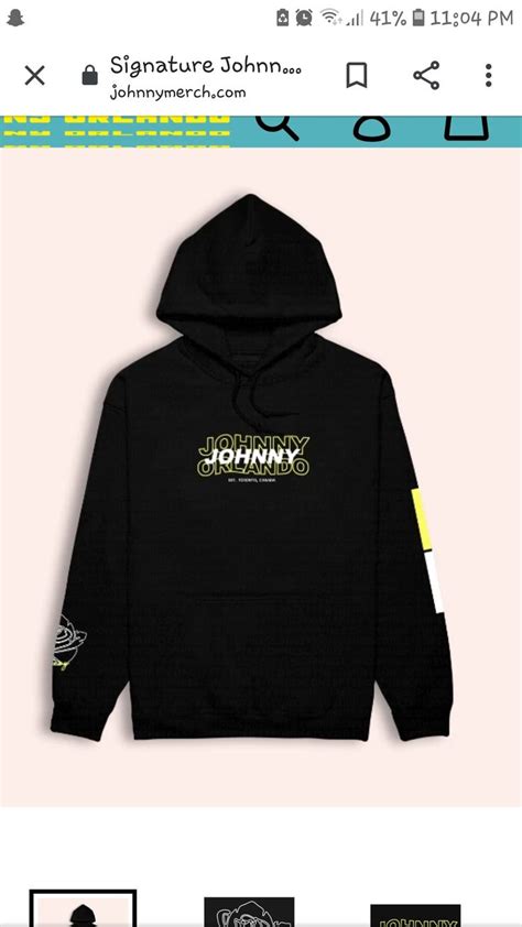 Johnny Orlando Merch Hoodies Fashion