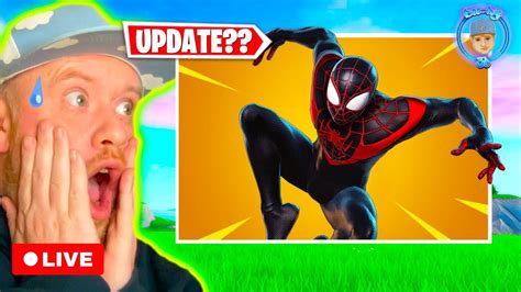 🔴live Fortnite Update Coming Soon Tuesday Quests Grind Youtube