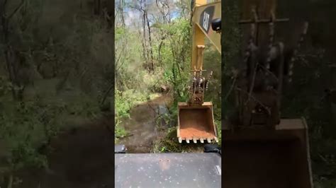 Beaver Dam Removal With Excavator Youtube