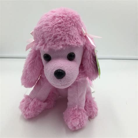 Spark Walmart Pink Poodle Plush Dog Puppy Soft Toy Stuffed 7 Tags