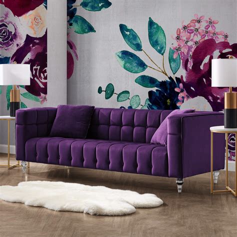 Modern Purple Sofa Ubicaciondepersonascdmxgobmx