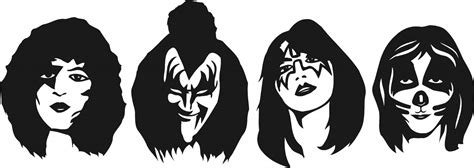 kiss band vinyl decal sticker 8 5 wide