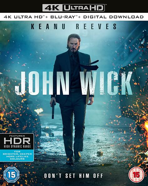 John Wick 4k Ultra Hd 2015 Blu Ray 2017 Uk Keanu