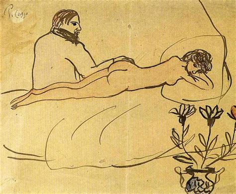 Nude With Picasso By Her Feet C Pablo Picasso Wikiart Org