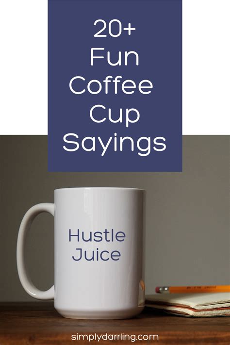 20 Fun Coffee Cup Sayings