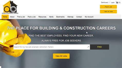 Alberta Building Careers connects construction industry job seekers