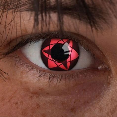 Sasuke Uchiha Eternal Mangekyou Sharingan Kontaktlinsen