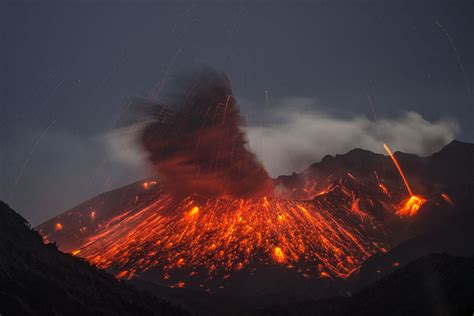 Photos From Sakurajima Volcano Eruption Japan ShockBlast