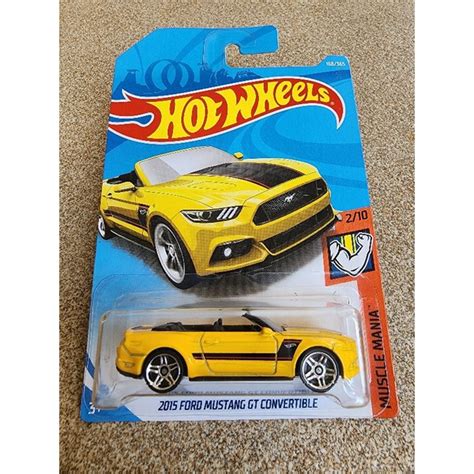 hot wheels 2015 ford mustang gt convertible shopee malaysia