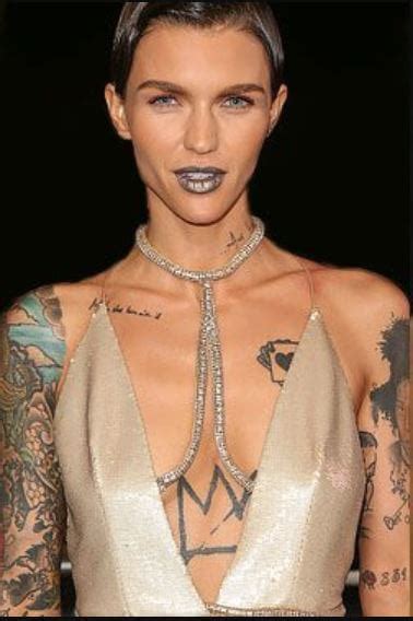 Complete List Of Ruby Rose Tattoos With Meaning Pictures