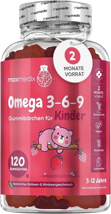 Omega 3 6 9 Gummibärchen Für Kinder 400mg Perillaöl Liefert Omega 3 Omega 6 And Omega 9 Pro