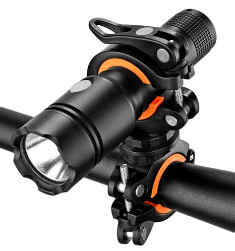 360 ° Rotatable Bicycle Light Clamp Flashlight Clamp Two Way Clip Bike