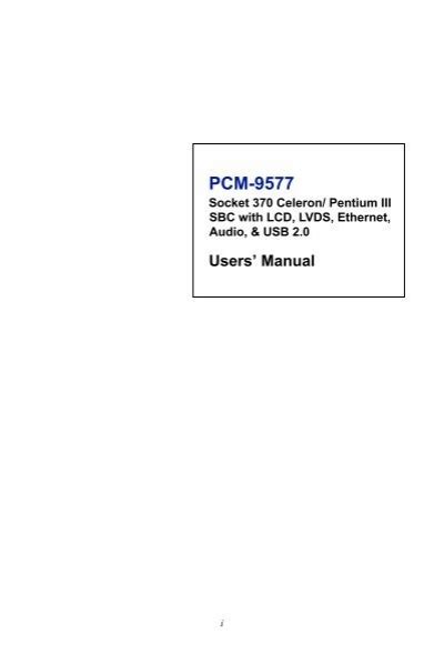 Pcm 9577 Manual
