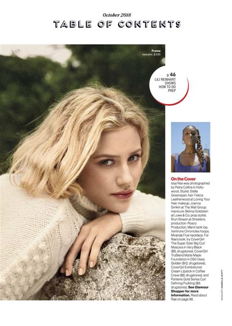 LILI REINHART In Glamour Magazine October Issue HawtCelebs