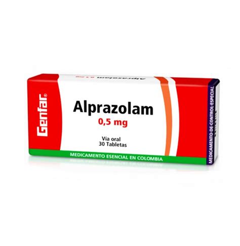 Alprazolam Mg Comprimidos Genfar