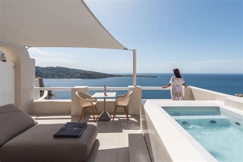 Sunset Honeymoon Suite With Outdoor Jacuzzi Panoramic Sea Caldera