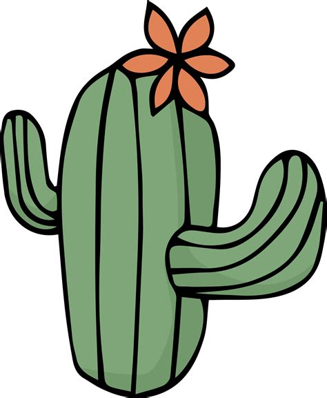 Cactus Cartoon Doodle 10791915 Png