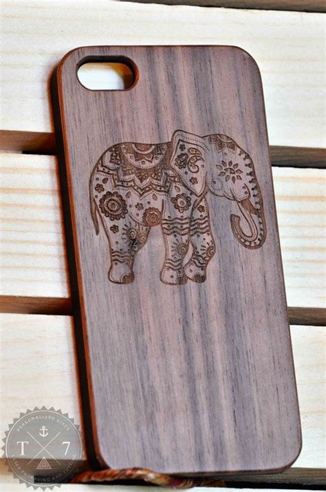 Indian Elephant Wooden Iphone 5 5s Iphone 6 Case By Studiot7