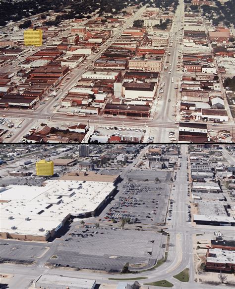 Downtown Lawton Oklahoma 1964 Vs 2022 Roldphotosinreallife