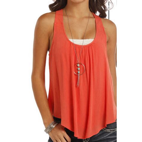 An Adorable Coral Top That Pairs Well With Just About Anything Use It