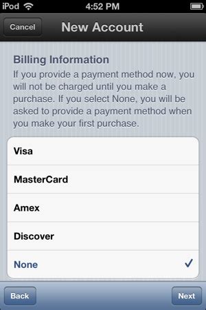You can do this either on the apple id website, on itunes, or on your iphone or ipad. How to create iTunes account without credit card