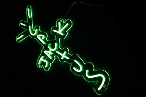 Flo Neon Cactus Jack By Travis Scott Led Neon Light Sign For Room Wall