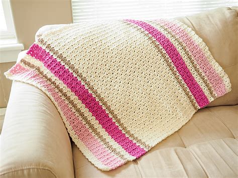 Make Up This Easy To Crochet Primrose Baby Blanket For