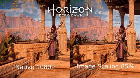 Image Scaling 85 Vs Native 1080p Horizon Zero Dawn Complete Edition
