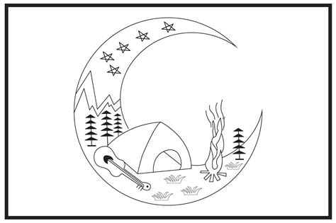 Camping Coloring Book For Kids Graphic By Craft Sublimation · Creative