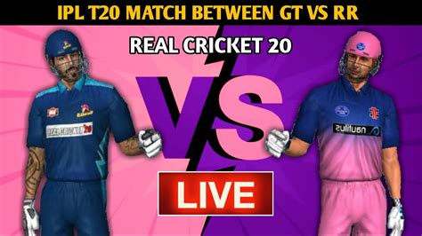 All Out In Real Cricket 20 Gujarat Vs Rajasthan Gameplay Youtube