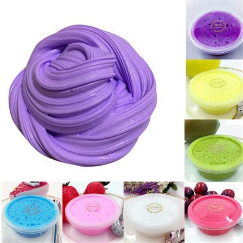 Stylish Fluffy Floam Slime Scented Stress Relief No Borax Kids Toy