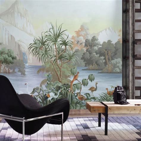 Beibehang Custom 3d Wall Paper Hand Painted European Western Painting