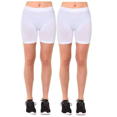 gilbin s women s 2 pk plus size seamless stretch yoga exercise shorts bike shorts 1x 2x