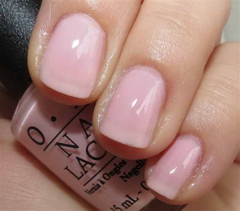 Simple And Cute Clear Pink Nail Polish Pink Nails Opi Pink Gel Nails