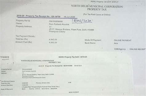 Property Tax Receipt Page 001 1 A2z News