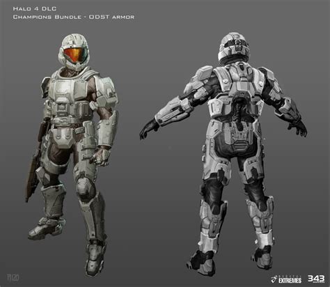 Artstation Halo 4 Dlc Odst Armour Cesar Rizo Halo Armor Sci Fi