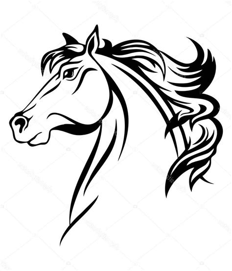 Horse Head Drawing Free Download On Clipartmag