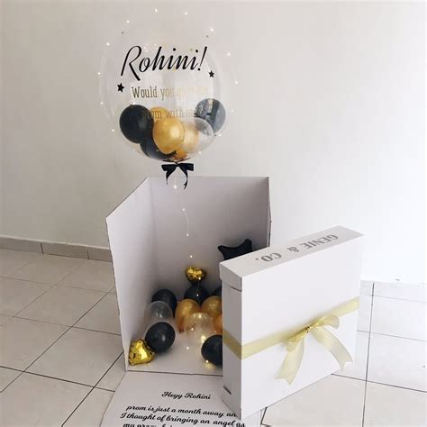 Bubble Balloon Surprise Box (Design D) | Balloon surprise, Birthday balloon surprise, Balloons