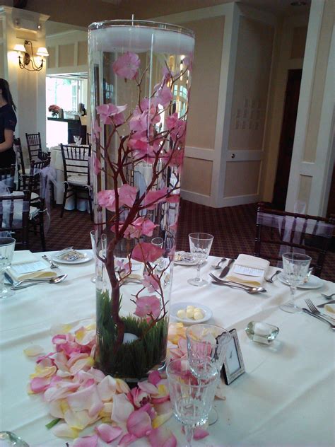 Wedding fake cherry blossom centerpiece. Tall Cherry Blossom Vase (With images) | Cherry blossom ...