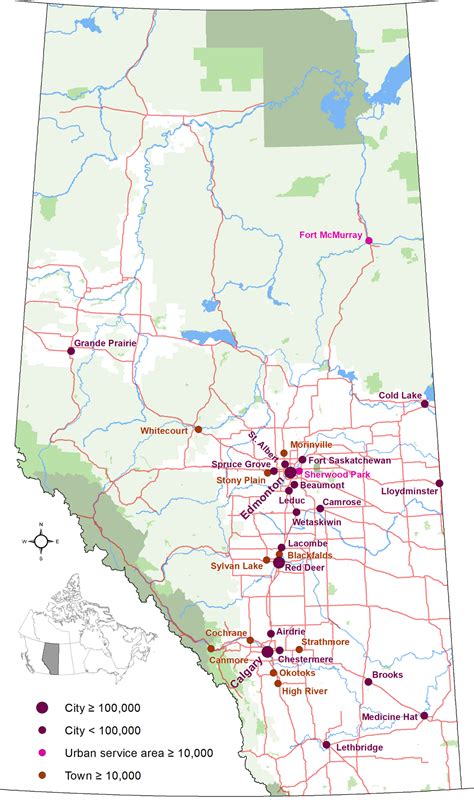 List Of Cities In Alberta Wikipedia
